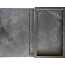 Sandıklı Hesap Sümeni (Gri) 11X23 cm – Coffee Baskılı, Renk Seçenekli, Kafe ve Restoranlar Için