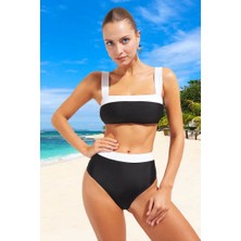 Tasarım Bikini Takımı Hızlı Kuruyan Premium Kalite Esnek Kumaş Uv Korumalı Su Sporları Için