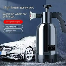 Araç Yıkama Köpük Püskürtücü 2 Litre Yüksek Basınçlı El Pompası Oto Şampuanı 1 Litre Yanında