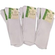 Eser Erkek  Beyaz Çift Taban Havlu Çorap