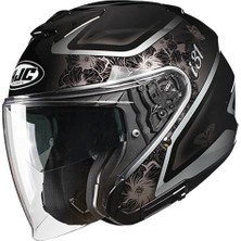 Hjc I31 Iona Mc5 Yarım Motosiklet Kaskı Siyah Gri