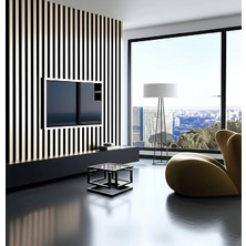 Duvar Paneli 280 x 50 ( 8 cm Çıtalı) Soft Tıssue (Kadife)