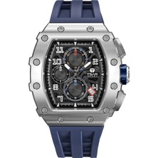 Elemental Series – Takvim Fonksiyonlu Çelik Saat TB8204Q Silver - Mavi