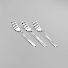 Nehir Milano Sade 12 Adet Tatlı Çatal Takımı