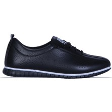 Ayakcenter 205 Barbour Siyah Kadın Düz Babet