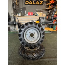 Flash 250 Thorq 170F Dizel Çapa Makinası 5,5 Hp Uyumlu Dolgu Patlamaz Lastik Takımı