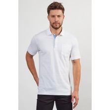 Erkek Basic Cepli Çıtçıtlı Dar Kahverengi Polo Yaka Tişört