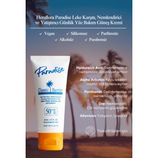Hera Yüz Güneş Kremi 50 Spf Leke Karşıtı, Nemlendirici, Yatıştırıcı - Paradise