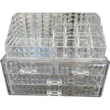 3 Çekmeceli 4 Katlı Makyaj Düzenleyici Organizer