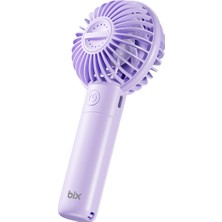 Bix BXPF01 Şarj Edilebilir 3 Kademeli Taşınabilir Portatif Aromaterapi Özellikli Mini Fan El Tipi Vantilatör