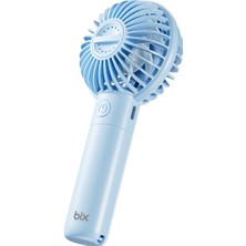 Bix BXPF01 Şarj Edilebilir 3 Kademeli Taşınabilir Portatif Aromaterapi Özellikli Mini Fan El Tipi Vantilatör