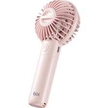 Bix BXPF01 Şarj Edilebilir 3 Kademeli Taşınabilir Portatif Aromaterapi Özellikli Mini Fan El Tipi Vantilatör