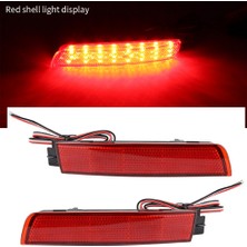 Explosion1 Araba Arka Tampon LED Kuyruk Fren Işık Reflektörü Işık Kırmızı Lens Nissan Juke/murano/ınfiniti FX35 FX37 FX50 (Yurt Dışından)