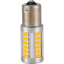 Explosion1 4 Adet Amber 1156PY BAU15S PY21W LED 33SMD Araba Kuyruk Dönüş Freni Ters Sinyal Ampul Y (Yurt Dışından)