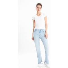 Erdem Beyaz V-Neck Tişört 2331