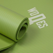 Woqes Konforlu ve Kaymaz Nbr Yoga Matı – 10 mm Kalınlık | Ekstra Destekli ve Dayanıklı Tasarım