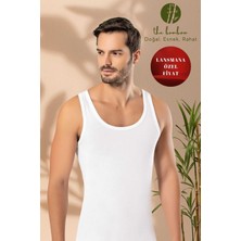 Weweus Beyaz Erkek Süper Ince Doğal Bambu Lüks Sporcu Atlet 1115