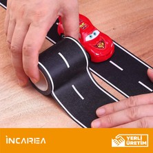Otobant Eğitici ve Eğlenceli Yol Yapım Bandı - Çocuk Trafik Bantı- Oyuncak Araba Yol Bandı