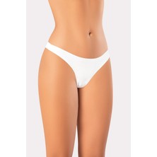 Erdem Beyaz  Lazer Kesim Tanga 7204