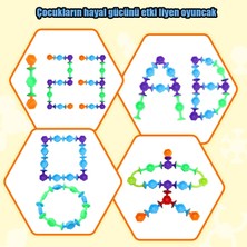 Vakum Molekül 25 Parça Yapı Taşları Fidget Duyusal Eğitici Oyuncak