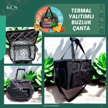 Kcs Termal Buzluk Çanta - Soğuk Sıcak Tutucu , Yalıtımlı Beslenme Çantası -Soğutucu Buzluk Yemek Çantası- 15L