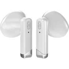 Lecoo EW308 Kablosuz Bluetooth 5.1 TWS Mikrofonlu Kulak İçi Kulaklık Beyaz
