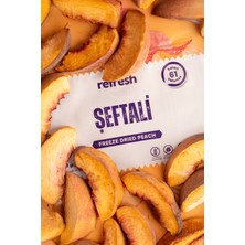 Refresh Chips Freeze Dried Şeftali - Dondurularak Kurutulmuş Meyve - Freeze Dry Meyve Kurusu 20gr