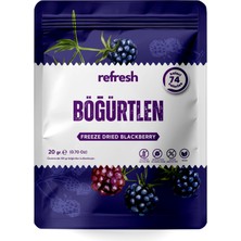 Refresh Chips Freeze Dried Böğürtlen - Dondurularak Kurutulmuş Meyve - Freeze Dry Meyve Kurusu 20gr