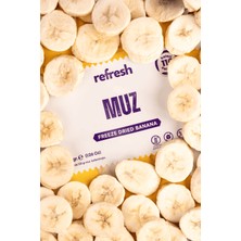 Refresh Chips Freeze Dried Muz - Dondurularak Kurutulmuş Meyve - Freeze Dry Meyve Kurusu 30gr