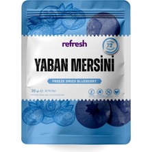 Refresh Chips Freeze Dried Yaban Mersini - Dondurularak Kurutulmuş Meyve - Freeze Dry Meyve Kurusu 20gr