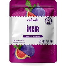 Refresh Chips Freeze Dried Incir - Dondurularak Kurutulmuş Meyve - Freeze Dry Meyve Kurusu 30gr