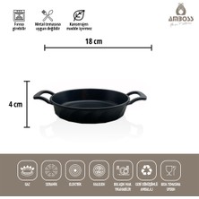 Amboss 3 Parça Kuvars Döküm Sahan Set
