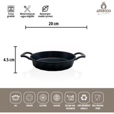 Amboss 3 Parça Kuvars Döküm Sahan Set