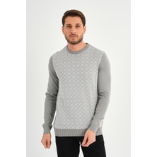 Alexandergardı Bisiklet Yaka Desenlı Regular Fit Kazak (E24-EZE-01)