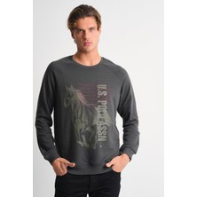 Alexandergardı Bisiklet Yaka Baskılı Sweatshirt