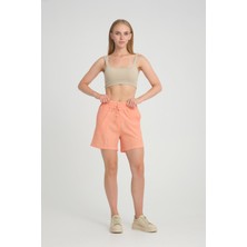 Alexandergardı Beli Lastikli Cepli Şort (B23-0017 00)