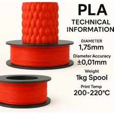 Filetto Pla+ Filament 1.75MM 1 kg