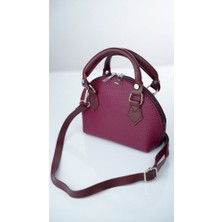 Kadın Askılı Deri El ve Omuz Çantası Yeni Sezon Şık Tasarım EN:20CM YÜKSEKLIK:20CM