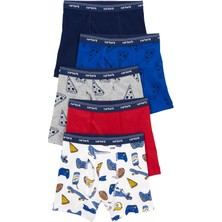 Erkek Çocuk Çocuk Boxer Set 5'li Paket