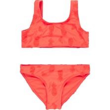 Roxy Pineapple Pop Bralette Set Kız Çocuk Mercan Bikini