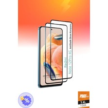 2 Adet Xiaomi Redmi Note 12 Pro 4g Tam Kaplayan Anti Statik Temperli Kırılmaz Cam Ekran Koruyucu