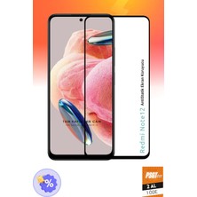 2 Adet Xiaomi Redmi Note 12 Tam Kaplayan Anti Statik Temperli Kırılmaz Cam Ekran Koruyucu