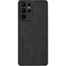 Microcase Samsung Galaxy S25 Ultra Için Luxury Leather Series Deri Desenli Plastik Koruma Kılıf - AL8125