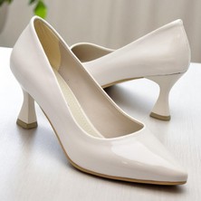 6508 7cm Kadın Topuklu Ayakkabı Stiletto Abiye Düğün Nişan Ayakkabısı