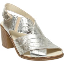 Mammamia D25YS-2830 Günlük Kalin Topuklu Bakır Kadın Sandalet