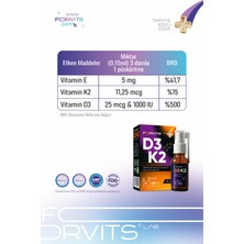 Forvits Lab D3 K2 Takviye Edici Gıda