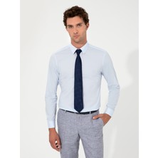 Cacharel Erkek Açık Mavi Slim Fit Uzun Kollu Gömlek 50219616-VR003