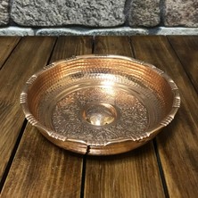 Saf Bakır Hamam Tası (18 cm Çapında 4 cm Derinliğinde)