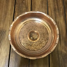 Saf Bakır Hamam Tası (18 cm Çapında 4 cm Derinliğinde)
