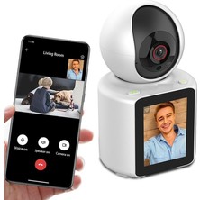 Wifi Akıllı Güvenlik Kamerası, Bebek ve Iç Mekan Güvenlik Kamerası Monitörlü Konuşma